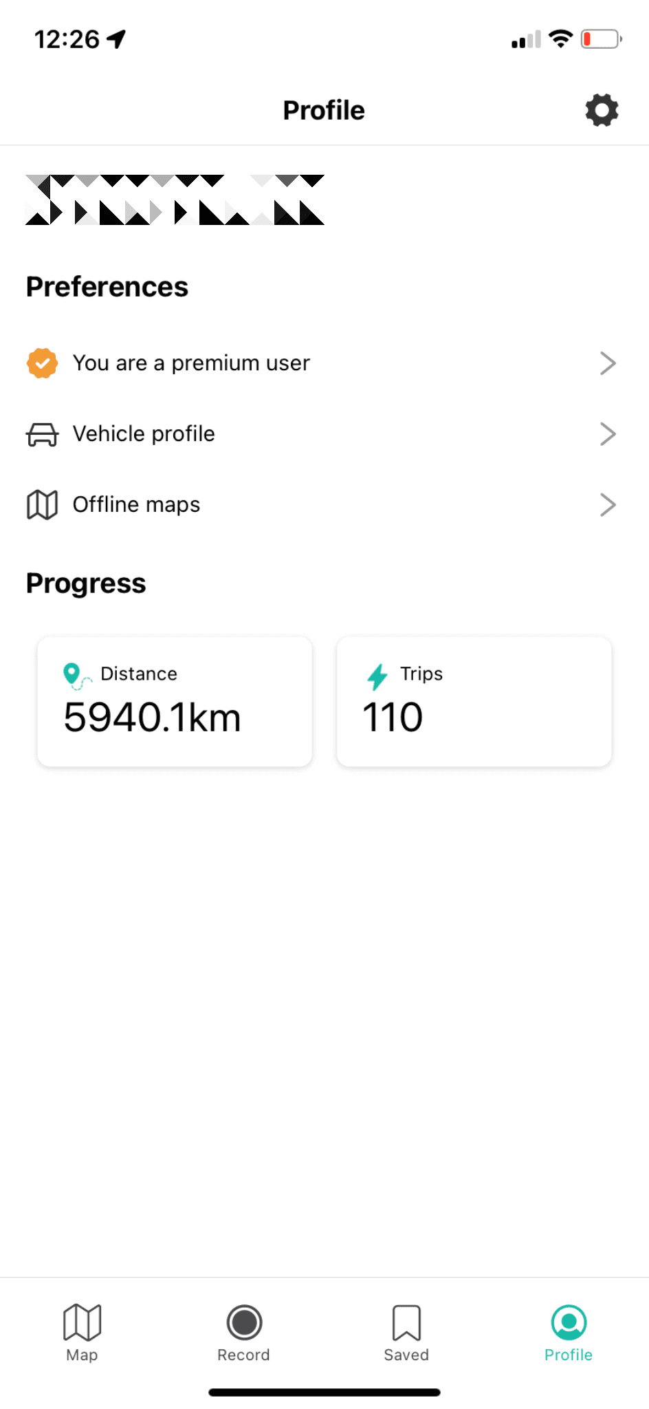 Newtracs profile and account settings