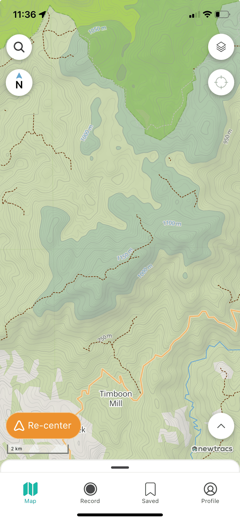 Newtracs snowline layer