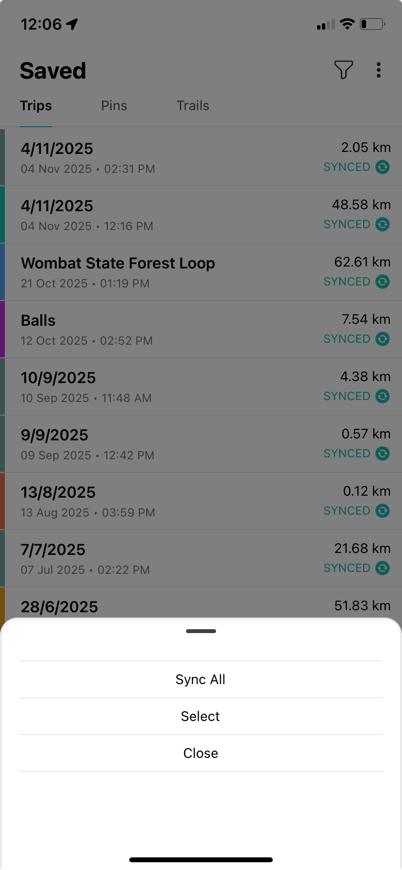 Newtracs sync across devices