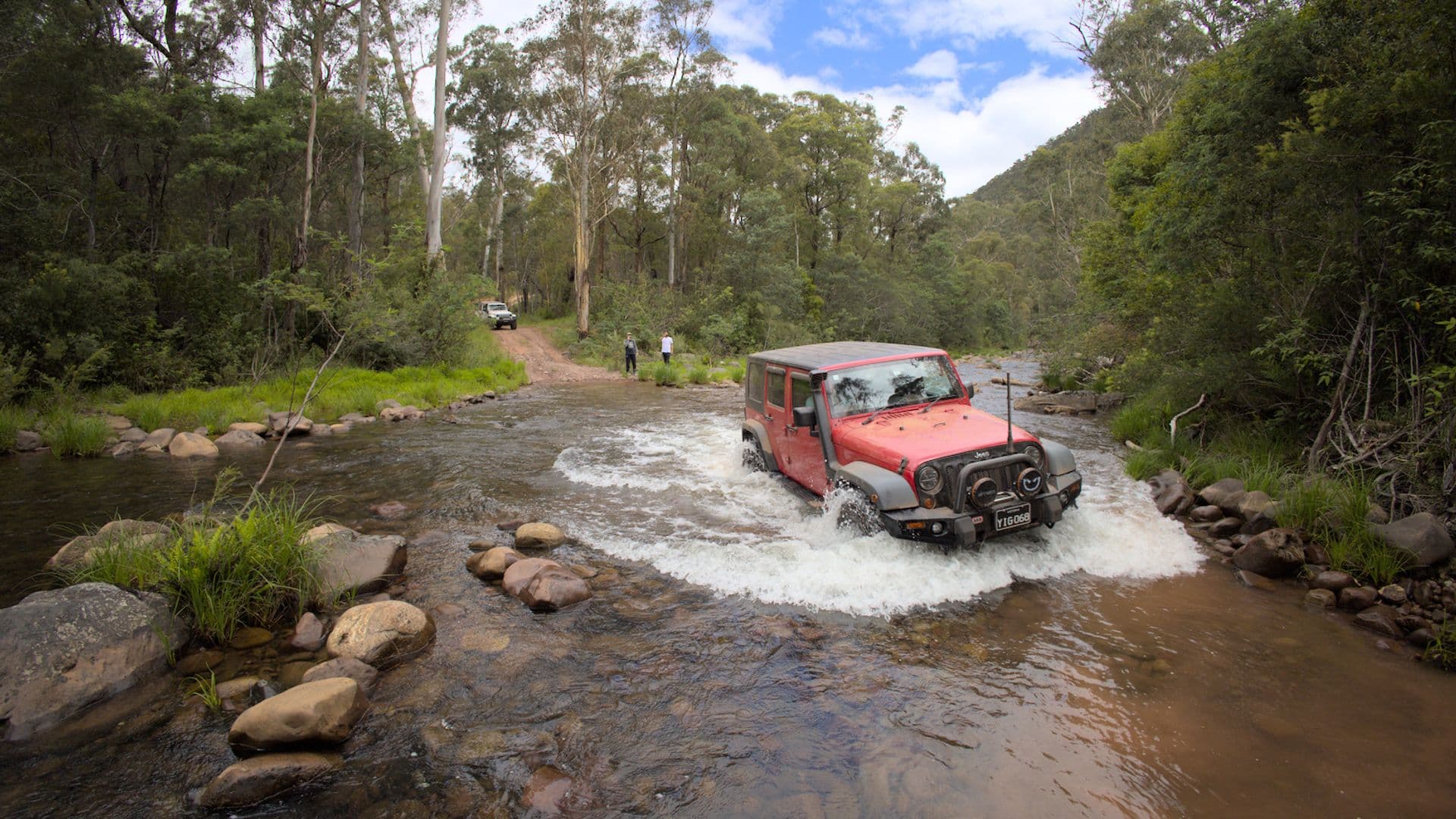 River crossing on Crooked River Track in the Victorian High Country