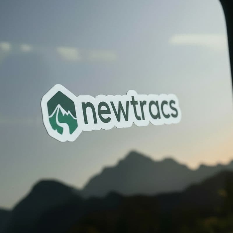 Newtracs sticker wide