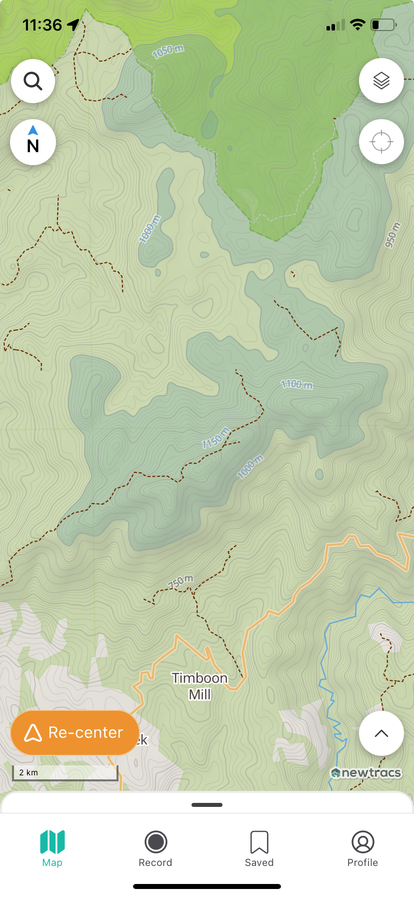 Newtracs snowline layer